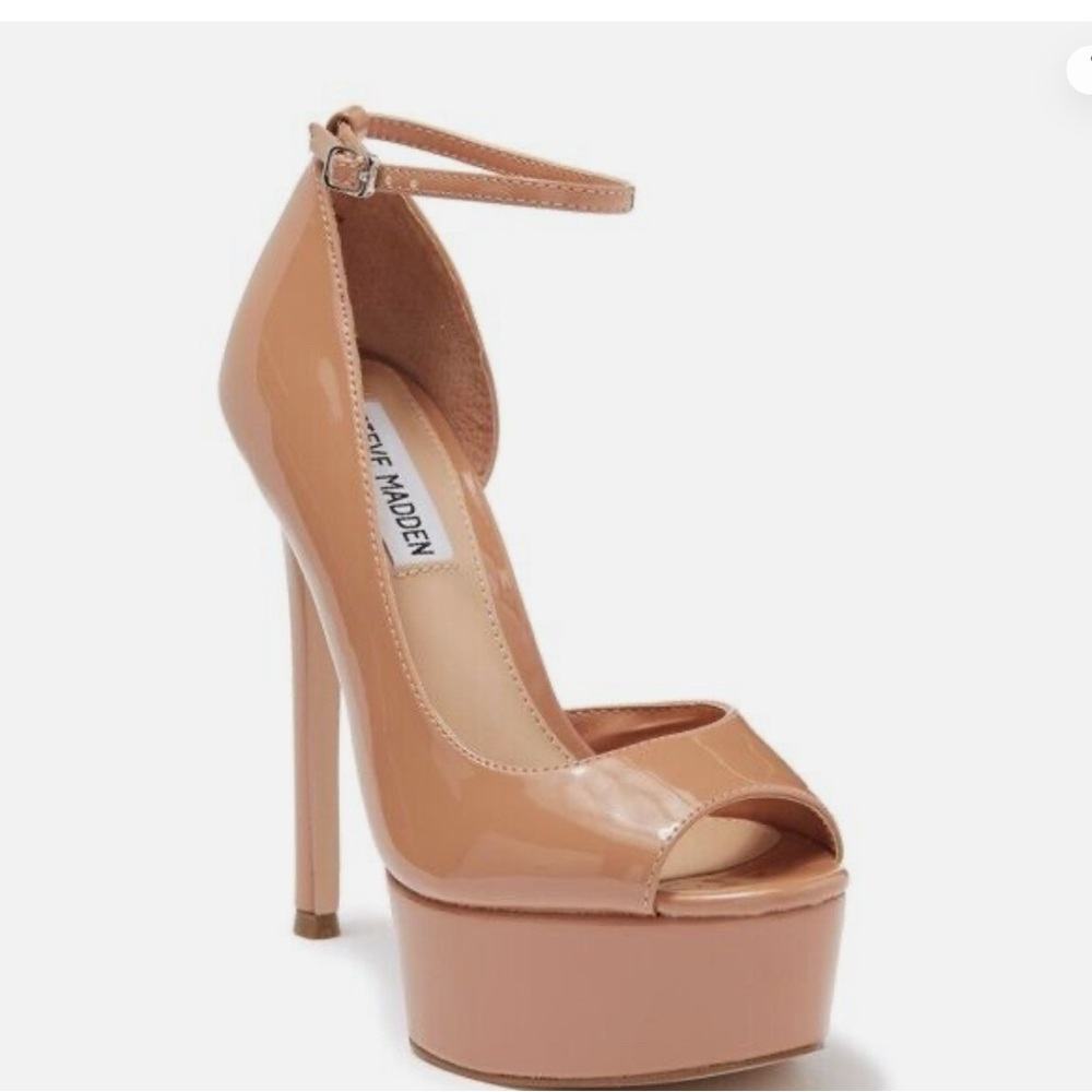 Steve Madden AFFAIR Platform Sandal – Blush Patent